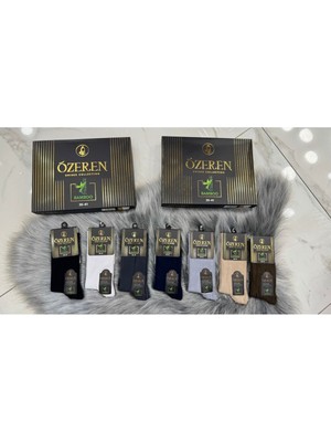 Iç Giyim Özeren Lüx Bambu Unisex Çorap Ekonomik Paket (12 Adet)