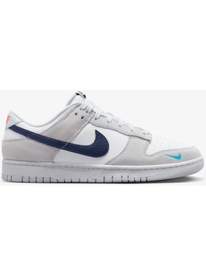 Nike Dunk Low Leather Unisex Shoes Hakiki Deri Günlük Spor Ayakkabı Beyaz