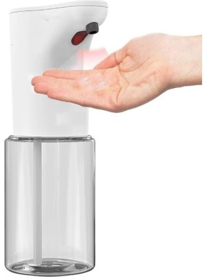 Sıvı Sabunluk Otomatik Sensörlü Kremlik Şampuanlık Pilli Hareket Sensörlü Fotoselli 300ML