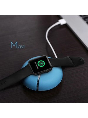 Ally Apple Watch Için 42MM38MM  44MMPORTATIF Silikon Şarj STANDI-(1903) - UST6974-1802