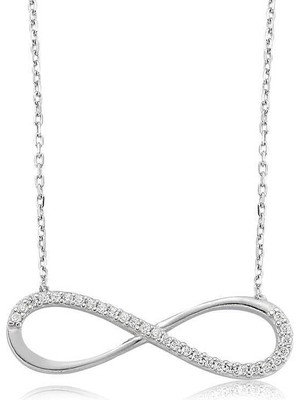 Gumush Gümüş Sonsuzluk Bayan Kolye