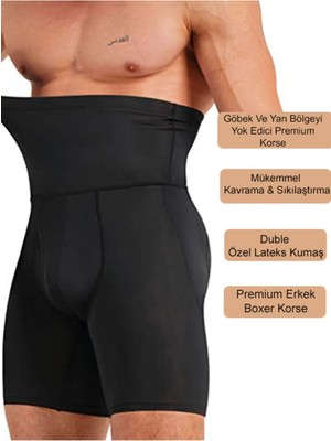 Göbek Toparlayıcı  Erkek Korse Boxer Korse