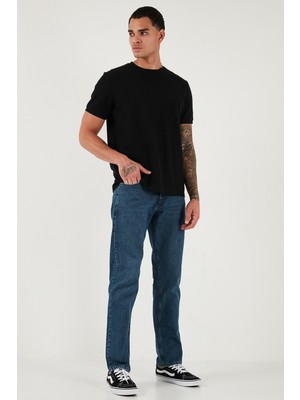 Buratti Pamuklu Comfort Fit Normal Bel Boru Paça Jeans Erkek Kot Pantolon 4400C17TEXAS