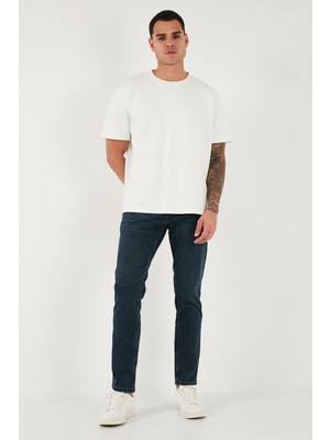 Buratti Pamuklu Regular Fit Normal Bel Boru Paça Jeans Erkek Kot Pantolon 2211C26PARMA