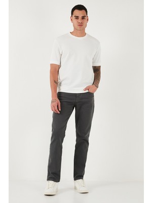 Buratti Pamuklu Comfort Fit Normal Bel Boru Paça Jeans Erkek Kot Pantolon 4412C19TEXAS