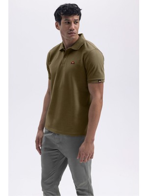 Ellesse Erkek Haki Polo Tişört EM460-1