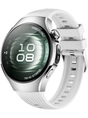 Forzacase Huawei Watch 5 46MM Lte ile Uyumlu Özel Tasarım Çizgili Tokalı Silikon Kordon Kayış FC1102