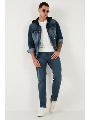 Buratti Pamuklu Comfort Fit Normal Bel Boru Paça Jeans Erkek Kot Pantolon 4412C02TEXAS