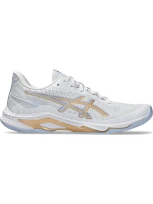Asics Netburner Ballistic Ff 4 Kadın Offwhite Voleybol Ayakkabısı 1052A083-102