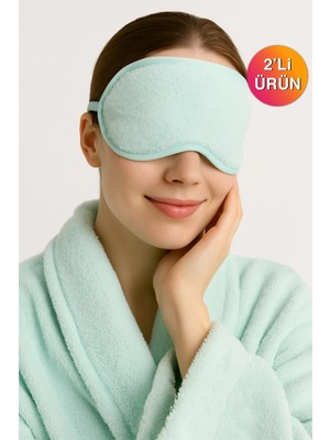 Ender Home Wellsoft 2'Li Göz Bandı Yoga Uyku Işık Önleyici Göz Dinlendirici