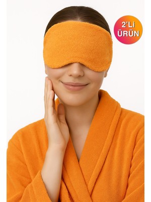 Ender Home Mikrofiber Göz Bandı 2'Li Dinlendirici Yoga Uyku Işık Önleyicisi