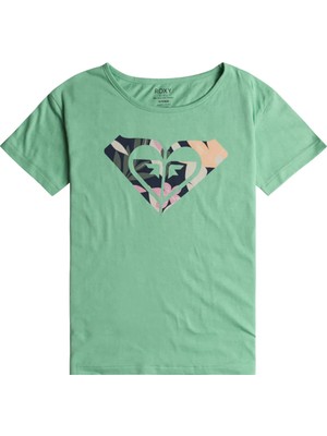 Day And Night Çocuk Yeşil Günlük Stil T-Shirt ERGZT04039-GHW0