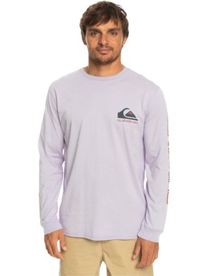 Quiksilver Omnilogo Erkek Mor Tişört
