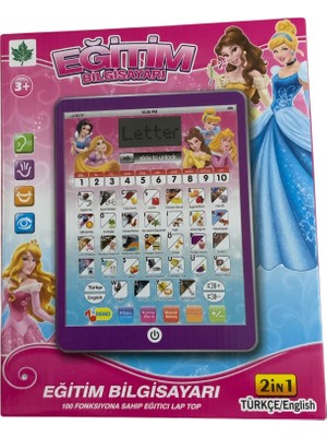 Dijital 100 Fonksiyonlu Ingilizce Türkçe Eğitici Oyuncak Tablet