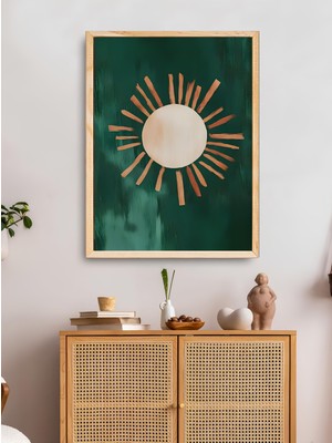 Tek Parça Salon Ofis Dekor Tablo Çerçeveli Tablo CYHN23