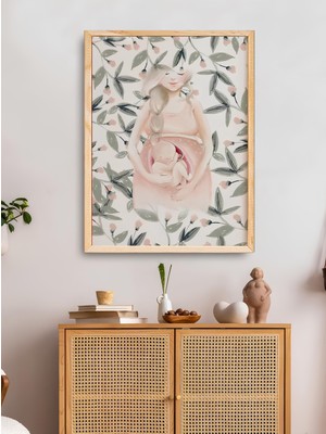 Tek Parça Salon Ofis Dekor Tablo Çerçeveli Tablo CYHN26