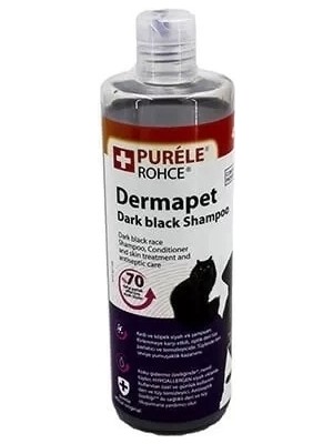 Purele Dermapet Dermatolojik Siyah Kedi ve Köpek Şampuanı 450 ml