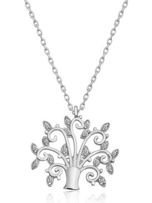 Ağaç Hayat 925 Ayar Gümüş Kolye