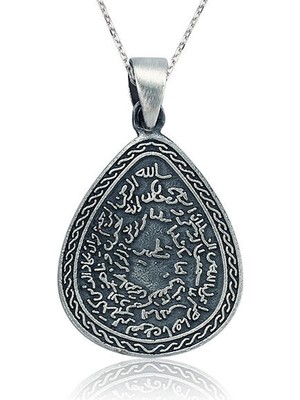 Damla Kitmir Duası 925 Ayar Gümüş Kolye