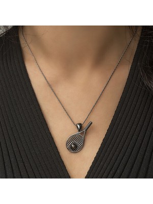 Tenis 925 Ayar Gümüş Kadın Kolye