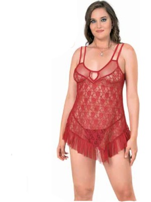 Iç Giyim Moongirl Fantezi Büyük Beden Tül Gecelikler