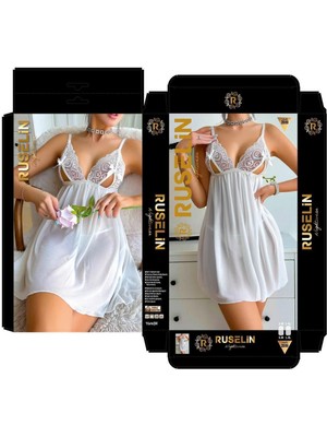 Iç Giyim Ruselin Fantezi Tül Gecelik