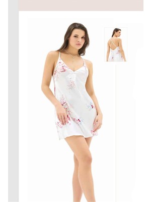 Iç Giyim Moongirl Saten Kısa Gecelik