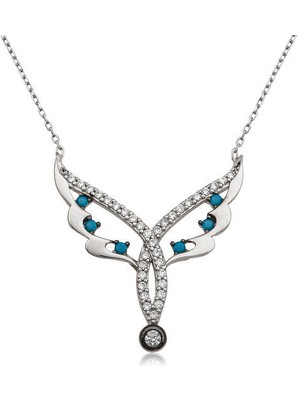 Peri Melek Kanadı 925 Ayar Gümüş Kolye