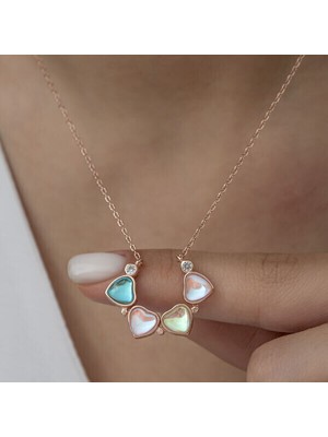 Rose Açılabilen Yonca 925 Ayar Gümüş Kadın Kolye