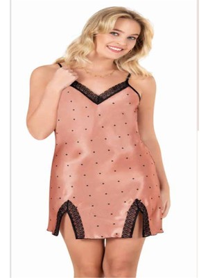 Iç Giyim Moongirl Saten Kısa Gecelik