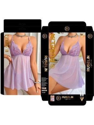 Iç Giyim Ruselin Fantezi Tül Gecelik