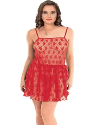 Iç Giyim Moongirl Fantezi Büyük Beden Tül Gecelikler