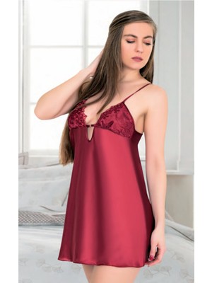 Iç Giyim Miss Laris Saten Dantel Işlemeli Gecelik