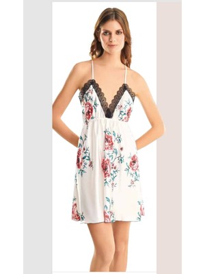 Iç Giyim Moongirl Saten Kısa Gecelik