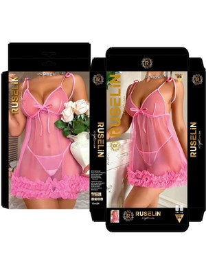 Iç Giyim Ruselin Fantezi Tül Gecelik