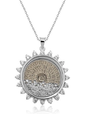 Esmaul Husna Yazılı 925 Ayar Gümüş Kolye