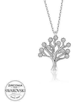  Taşlıhayat Ağacı  925 Ayar Gümüş Kolye