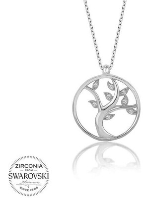  Taşlıhayat Ağacı  925 Ayar Gümüş Kolye