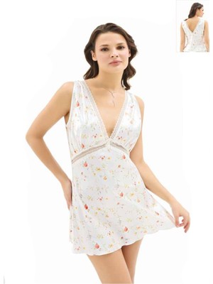 Iç Giyim Moongirl Saten Kısa Gecelik