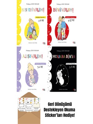 Gözde Erdoğan 4 Kitap Seti + Okuma Sticker'ları