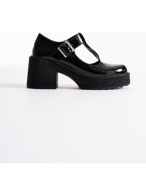 Mathilda Kadın Siyah Rugan Günlük Ayakkabı