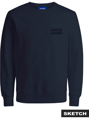 Jack & Jones Jorlogo Sweat Crew Neck Tr Ss25 Erkek Sweatshirt