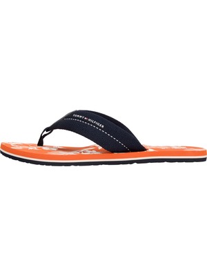 Tommy Hılfıger Hılfıger Flw Prınt Beach Sandal Terlik