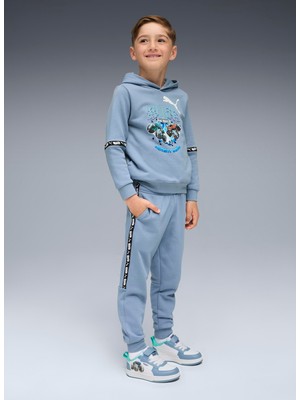 Puma X HOT WHEELS Sweatpa Mavi Unisex Çocuk Eşofman Altı