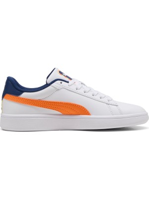 Puma Beyaz Erkek Çocuk Yürüyüş Ayakkabısı 40282601-PUMA Smash 3.0 Playdate Jr