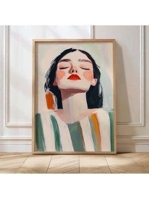 Tek Parça Salon Ofis Dekor Tablo Çerçeveli Tablo BBK23