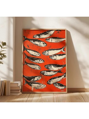 Tek Parça Salon Ofis Dekor Tablo Çerçeveli Tablo Silvbm5