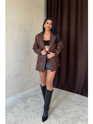 Asyahsap Leopar Leopar Ceket
