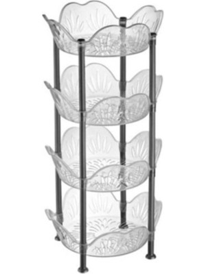 4'lü Yonca Sebzelik Seti, Beyaz, Şık ve Pratik Organizer