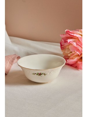 Çok Renkli Vintage Çiçekli Kase 14 Cm, Dekoratif ve Şık Tasarım